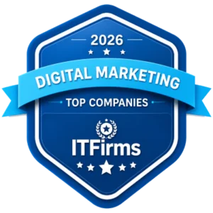 ITFirms 2026 Digital Marketing Top Companies badge